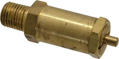 Kingston - 1/4" Inlet, Safety Relief Valve - 75 Max psi, Brass - Benchmark Tooling