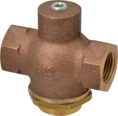 Kingston - 1/2" Brass Check Valve - Inline, FNPT x FNPT, 400 WOG - Benchmark Tooling