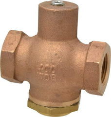 Kingston - 3/4" Brass Check Valve - Inline, FNPT x FNPT, 400 WOG - Benchmark Tooling