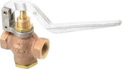 Kingston - 3/8" Pipe, 400 Max psi, Buna N Disc, Self Closing Control Valve - Squeeze Lever, FNPT x FNPT End Connections - Benchmark Tooling