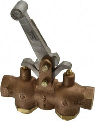 Kingston - 1/2" NPT Hoist Control Valve - Locking Style Lever & 200 Max psi - Benchmark Tooling