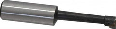 Interstate - 7/16" Min Bore Diam, 2-1/4" Max Bore Depth, 3/4 Shank Diam, Boring Bar - Right Hand Cut, Carbide-Tipped, Bright Finish - Exact Industrial Supply