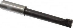 Interstate - 11/16" Min Bore Diam, 3-3/4" Max Bore Depth, 3/4 Shank Diam, Boring Bar - Right Hand Cut, Carbide-Tipped, Bright Finish - Exact Industrial Supply