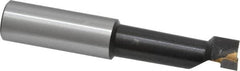 Interstate - 13/16" Min Bore Diam, 2-1/4" Max Bore Depth, 3/4 Shank Diam, Boring Bar - Right Hand Cut, Carbide-Tipped, Bright Finish - Exact Industrial Supply