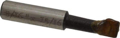 Interstate - 5/16" Min Bore Diam, 15/16" Max Bore Depth, 3/8 Shank Diam, Boring Bar - Right Hand Cut, Cobalt, Bright Finish - Exact Industrial Supply