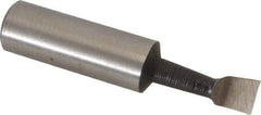 Interstate - 5/16" Min Bore Diam, 15/16" Max Bore Depth, 1/2 Shank Diam, Boring Bar - Right Hand Cut, Cobalt, Bright Finish - Exact Industrial Supply