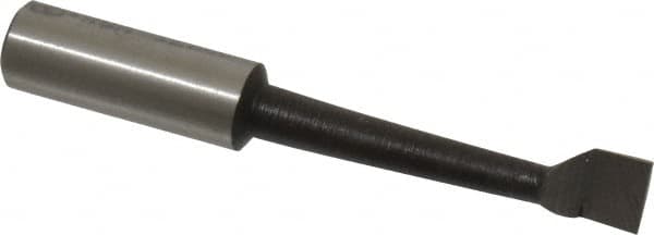 Interstate - 7/16" Min Bore Diam, 2-3/16" Max Bore Depth, 1/2 Shank Diam, Boring Bar - Right Hand Cut, Cobalt, Bright Finish - Exact Industrial Supply