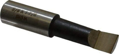 Interstate - 5/8" Min Bore Diam, 1-7/8" Max Bore Depth, 3/4 Shank Diam, Boring Bar - Right Hand Cut, Cobalt, Bright Finish - Exact Industrial Supply