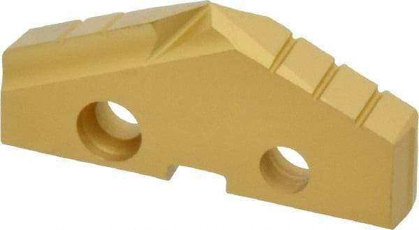 Allied Machine and Engineering - 1-23/32" Diam x 1/4" Thick, Seat Code 3, 132° Included Angle Spade Drill Insert - TiN Coated, Cobalt, Series GEN2 T-A - Benchmark Tooling
