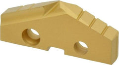 Allied Machine and Engineering - 1-23/32" Diam x 1/4" Thick, Seat Code 3, 132° Included Angle Spade Drill Insert - TiN Coated, Cobalt, Series GEN2 T-A - Benchmark Tooling