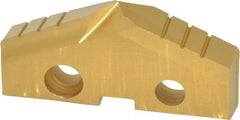 Allied Machine and Engineering - 1-21/32" Diam x 1/4" Thick, Seat Code 3, 132° Included Angle Spade Drill Insert - TiN Coated, High Speed Steel, Series GEN2 T-A - Benchmark Tooling