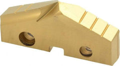 Allied Machine and Engineering - 1-15/16" Diam x 5/16" Thick, Seat Code 4, 132° Included Angle Spade Drill Insert - TiN Coated, High Speed Steel, Series GEN2 T-A - Benchmark Tooling