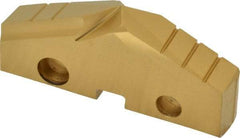 Allied Machine and Engineering - 1-31/32" Diam x 5/16" Thick, Seat Code 4, 132° Included Angle Spade Drill Insert - TiN Coated, High Speed Steel, Series GEN2 T-A - Benchmark Tooling