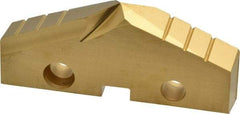 Allied Machine and Engineering - 2-1/16" Diam x 5/16" Thick, Seat Code 4, 132° Included Angle Spade Drill Insert - TiN Coated, High Speed Steel, Series GEN2 T-A - Benchmark Tooling