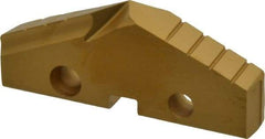 Allied Machine and Engineering - 2-3/16" Diam x 5/16" Thick, Seat Code 4, 132° Included Angle Spade Drill Insert - TiN Coated, High Speed Steel, Series GEN2 T-A - Benchmark Tooling