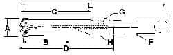 Allied Machine and Engineering - Series 2.5, 1-3/16 to 1-3/8" Diam, 4MT Taper Shank, Helical Flute Spade Drill - 7-3/8" Max Depth, 10-37/64" Body Length, 15-1/16" OAL, Standard Length, Through Coolant - Benchmark Tooling