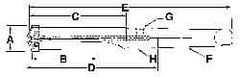 Allied Machine and Engineering - Series 2.5, 1-3/16 to 1-3/8" Diam, 4MT Taper Shank, Helical Flute Spade Drill - 7-3/8" Max Depth, 10-37/64" Body Length, 15-1/16" OAL, Standard Length, Through Coolant - Benchmark Tooling