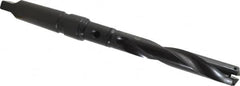 Allied Machine and Engineering - Series 2, 31/32 to 1-3/8" Diam, 4MT Taper Shank, Helical Flute Spade Drill - 5-3/8" Max Depth, 8-19/64" Body Length, 12-25/32" OAL, Intermediate Length, Through Coolant - Benchmark Tooling