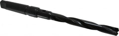 Allied Machine and Engineering - Series 1.5, 55/64 to 15/16" Diam, 4MT Taper Shank, Helical Flute Spade Drill - 6-3/4" Max Depth, 9-43/64" Body Length, 14-5/32" OAL, Standard Length, Through Coolant - Benchmark Tooling