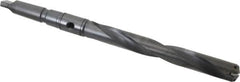 Allied Machine and Engineering - Series 2, 31/32 to 1-3/8" Diam, 3MT Taper Shank, Helical Flute Spade Drill - 7-3/8" Max Depth, 10-15/64" Body Length, 13-25/32" OAL, Standard Length, Through Coolant - Benchmark Tooling