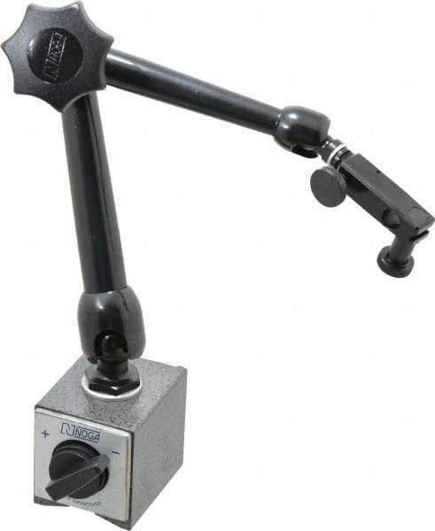 Noga - Fine Adjustment Indicator Positioner & Holder - Articulated Arm, 55mm Base Height - Benchmark Tooling
