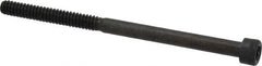 Made in USA - #10-24 UNC Hex Socket Drive, Socket Cap Screw - Alloy Steel, Black Oxide Finish, Partially Threaded, 3" Length Under Head - Benchmark Tooling