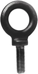 Made in USA - Steel, M10x1.50 Thread, Fixed Lifting Eye Bolt - Exact Industrial Supply