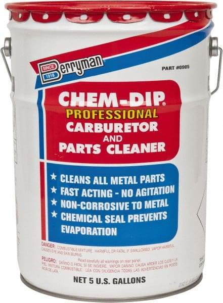 Berryman Products - Chlorinated Carburetor & Parts Cleaner - 5 Gal Pail - Benchmark Tooling