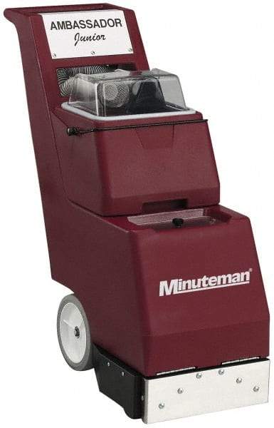 Minuteman - 14" Cleaning Width, 85" Water Lift, Walk Behind Carpet Extractor - 95 CFM Air Flow, 1 hp, 6 Gal Tank Capacity, 6 Gal Tank Recovery Capacity, 50 Pump psi - Benchmark Tooling