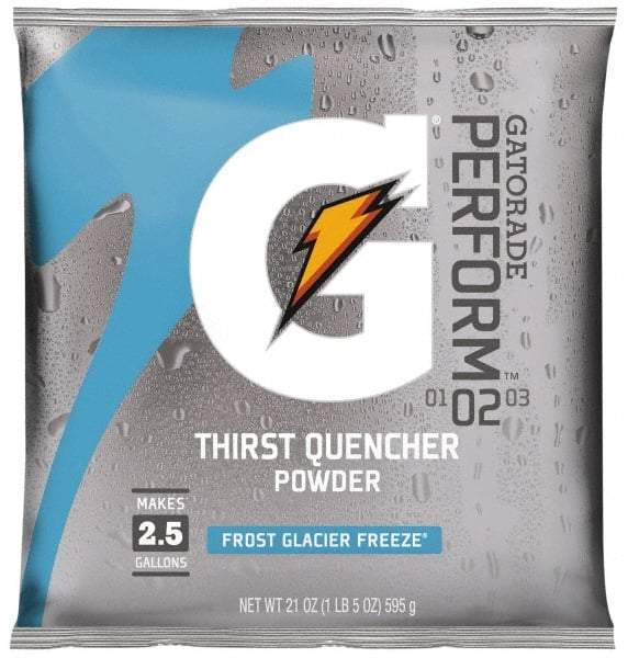 Gatorade - 21 oz Pack Glacier Freeze Activity Drink - Powdered, Yields 2.5 Gal - Benchmark Tooling