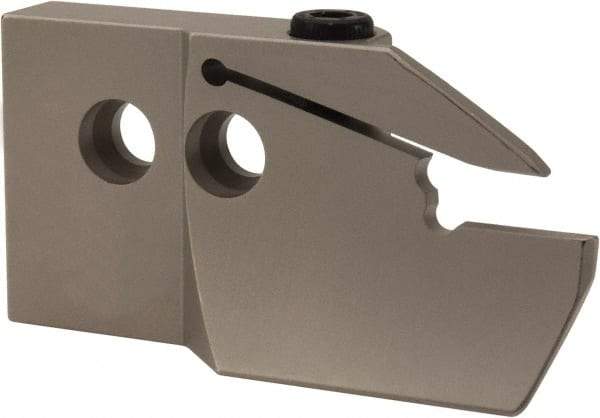 Iscar - 4mm Groove Width, 25mm Max Depth of Cut, Right Hand Cut, HFAE Indexable Grooving Blade - DGN/DGNC/DGNM-C, DGN/DGNM-J/JS/JT, DGN-UT/UA, GRIP, HFPR/L, HGPL Insert Style, Series Heliface - Benchmark Tooling