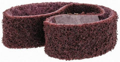 3M - 1" Wide x 18" OAL, Aluminum Oxide Abrasive Belt - Aluminum Oxide, Medium, Nonwoven, Series SC-BS - Benchmark Tooling