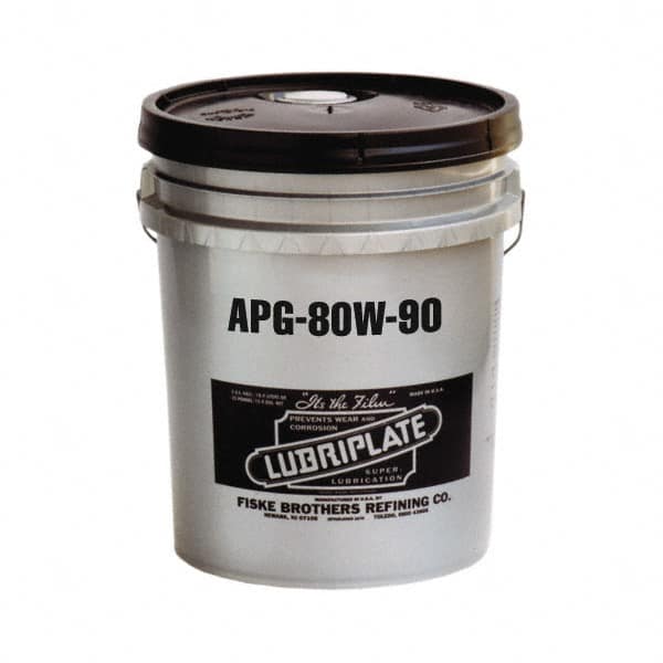 Lubriplate - 5 Gal Pail, Mineral Gear Oil - 15°F to 280°F, 650 SUS Viscosity at 100°F, 84 SUS Viscosity at 210°F, ISO 100 - Benchmark Tooling