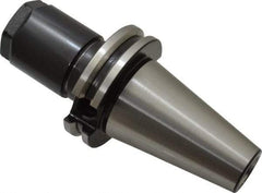 Parlec - 1/32" to 3/4" Capacity, 2.95" Projection, CAT40 Taper Shank, DA180 Collet Chuck - 5.637" OAL - Exact Industrial Supply