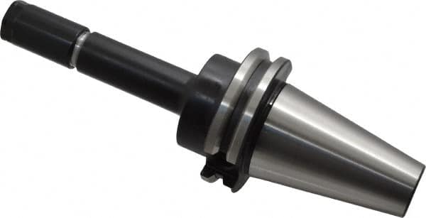 Parlec - 1/32" to 1/4" Capacity, 5" Projection, CAT40 Taper Shank, DA200 Collet Chuck - 7.687" OAL - Exact Industrial Supply