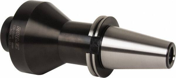 Parlec - CAT50 Taper Shank 2" Pilot Diam Shell Mill Holder - 6" Flange to Nose End Projection, 4.88" Nose Diam, 1-14 Lock Screw - Exact Industrial Supply