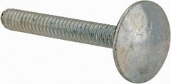 Value Collection - #10-24, 1-1/2" Length Under Head, Step Bolt - 21/32" Head Diam, 1006-1050 Steel, Zinc-Plated Finish - Benchmark Tooling