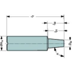 AE12-A16-CS-075 Milling Cutters With Exchangeable Solid Cutting Head - Benchmark Tooling