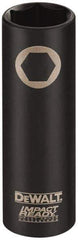 DeWALT - 3/8" Drive 3/8" Deep Impact Socket - 6 Points, 2-1/2" OAL - Benchmark Tooling