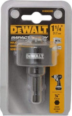 DeWALT - 1-1/4" Diam, 5/8" Cutting Depth, Hole Saw - Bi-Metal Saw, Toothed Edge - Benchmark Tooling