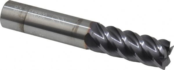 Niagara Cutter - 1/2", 5 Flute, Single End, Solid Carbide, 0.015" Corner Radius End Mill - 3" OAL, 45° Helix, Right Hand Flute, 1-1/4" LOC, Right Hand Cut - Benchmark Tooling