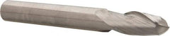 Niagara Cutter - 1/2" Diam, 1" LOC, 2 Flute Solid Carbide Ball End Mill - Uncoated, Single End, 4" OAL, 1/2" Shank Diam, Spiral Flute - Benchmark Tooling