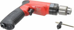 Sioux Tools - 1/4" Keyed Chuck - Pistol Grip Handle, 2,600 RPM, 14.16 LPS, 30 CFM, 1 hp - Benchmark Tooling