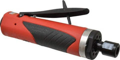 Sioux Tools - 1/4" Collet, Straight Handle, Straight Air Die Grinder - 12,000 RPM, Rear Exhaust, 30 CFM, 1 hp, 6.21 bar, 1/4 NPT - Benchmark Tooling