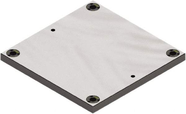 Jergens - 16" Long x 16" Wide Steel Fixture Plate - 1.13" Plate Thickness - Benchmark Tooling