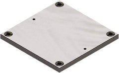 Jergens - 400mm Long x 400mm Wide Steel Fixture Plate - 1.13" Plate Thickness - Benchmark Tooling