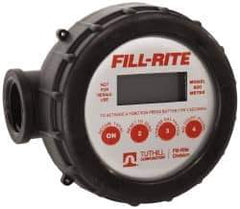 Tuthill - 1" FNPT Port Nutating Disc Flowmeter - 125 Max psi, 2 to 20 GPM, Polyethylene - Benchmark Tooling