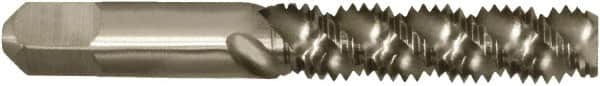 Vermont Tap & Die - 1/2-13 UNC 3 Flute 3/3B Bottoming Spiral Flute Tap - High Speed Steel, Bright Finish, 3-3/8" OAL, Right Hand Flute, Right Hand Thread, H3, Series 5155 - Exact Industrial Supply