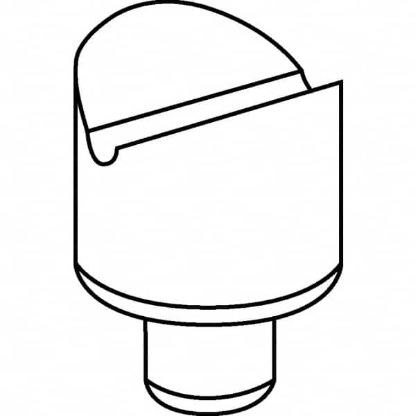 Kennametal - 1-1/2" Max Depth of Cut, NST Nest for Indexables - 411-VRS, CRDP, CRGP Toolholder Compatibility, Series Kendex, For Use with CS412 - Benchmark Tooling