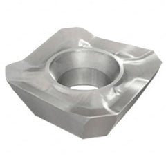 Iscar - SEKT43 HM Grade IC520M Carbide Milling Insert - TiCN Finish, 0.203" Thick, 0.508" Inscribed Circle - Benchmark Tooling